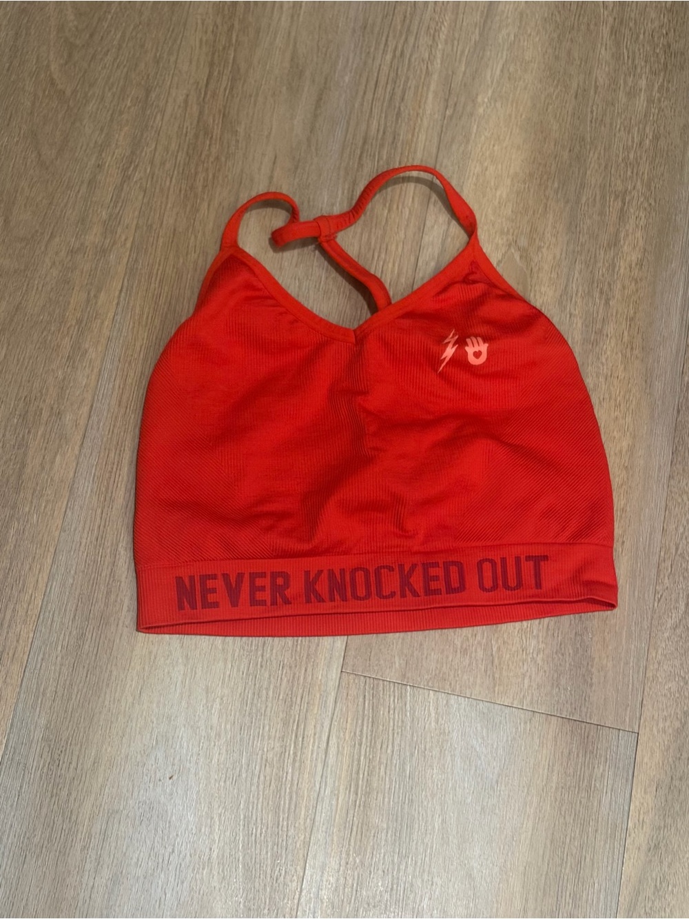 Never knocked out Kendall Toole/Spiritual Gangster bra M/L